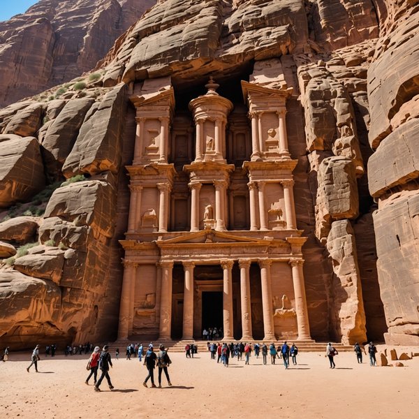 Comment organiser une visite des sites historiques de Pétra en Jordanie?